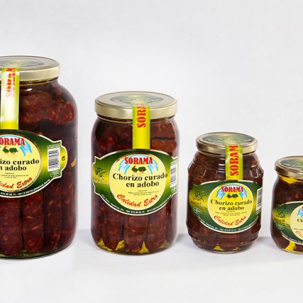 chorizo curado adobo oliva